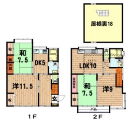 望月アパートの物件間取画像